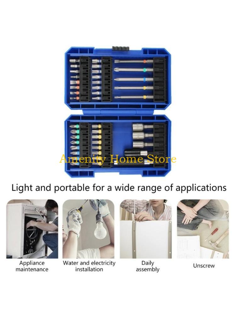 

F26C 42Pcs/Set Screwdriver Bit Set Multi Hand Tool for Computer China Mainland