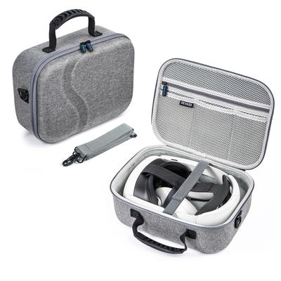 Etui do przenoszenia Meta Quest 3, etui podróżne do przechowywania Oculus Quest 3 z paskiem Elite, twardym etui i miękką wyściółką do podróży