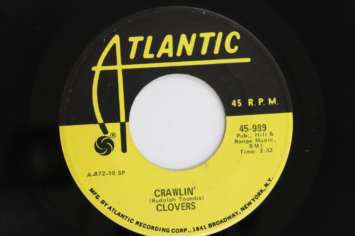 

7inch Record CLOVERS - Crawlin / Yes, It s You 45989 Atlantic US Soul/Funk Used