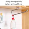 Toilet Paper Holder Wall Mounted Tissue Roll Dispenser Under Cabinets Plastic Wrap Holder Towel Hanger Waterproof