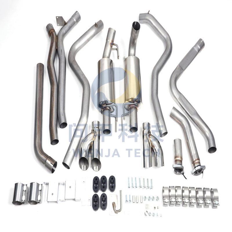 Dual-Exit Rear Exhaust System for 1998-2002 Camaro/Firebird F-Body Models