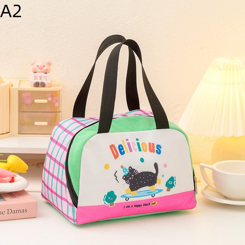 Bento Lunch Box Thermal Bag Large Capacity Food Zipper Storage Bags Container For Cooler Travel Picnic Handbags