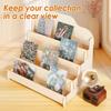 4 Layer Card Display Rack Wood Card Display Multi-layer Removable Card Organizer Rack Greeting Box Decorative Shelve Gift Holder
