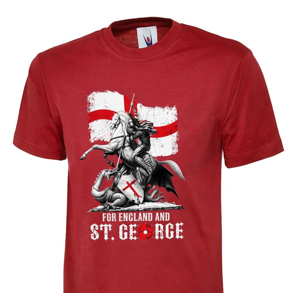 St georges day tshirt england british st georges unisex men women kids tee top S