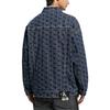 Calvin Klein FW22 Logo Print Polo Collar Long Sleeve Denim Jacket Men Jacket Dark-Blue J322251-1BJ