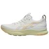 Nauji GEL KAYANO 32 Neslystantys, dėvėjimuisi atsparūs žemo profilio bėgimo batai vyrams, balti/oranžiniai, laisvo kirpimo 1011C051-101