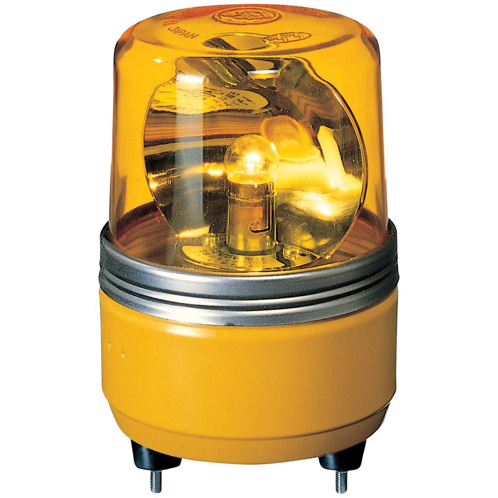 PATLITE Small Rotating Beacon AC100V Yellow SKH-100EA-Y 100