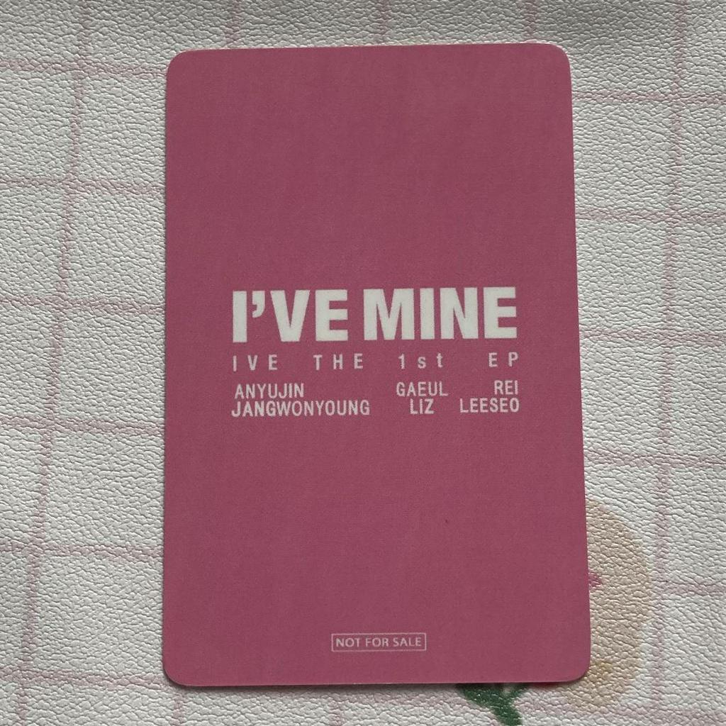 [USED] IVE mine Wonyoung venue limited Osaka Makuhari trading card