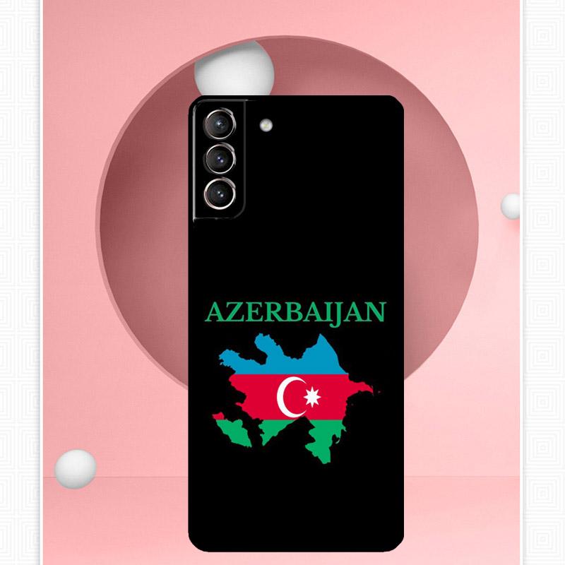 Azerbaijan Flag Case For Samsung Galaxy S24 Ultra S20 S21 S22 S23 S25 Ultra S9 S10 Plus S25 FE Cover Funda