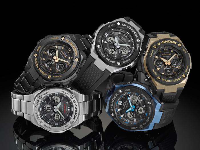 Casio Men's Stainless Steel 200M Water Resistant Analog Shock Resistant Quartz Watch GST-W300G-1A9