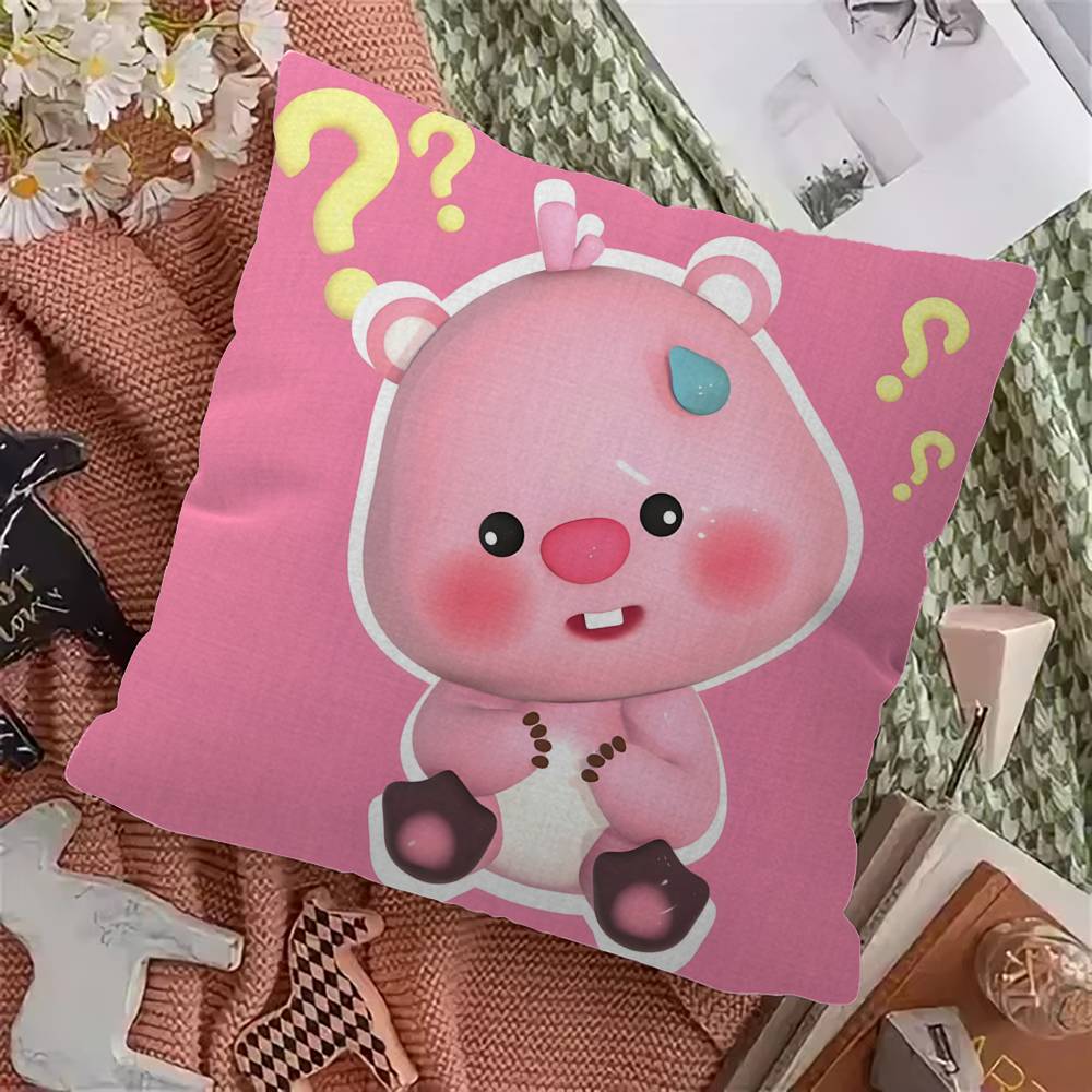 Korea Zanmang LLoopy Cushion Cover Decorative Pillow Sofa Home Decor Case Pillow Cases