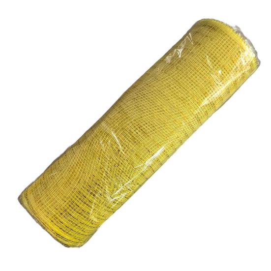 Christmas Poly Mesh Ribbon 10 Inch x 10 Yards Metallic Mesh Ribbon Foil Decorative Mesh Rolls for DIY Wreath Crafts Party Decoration