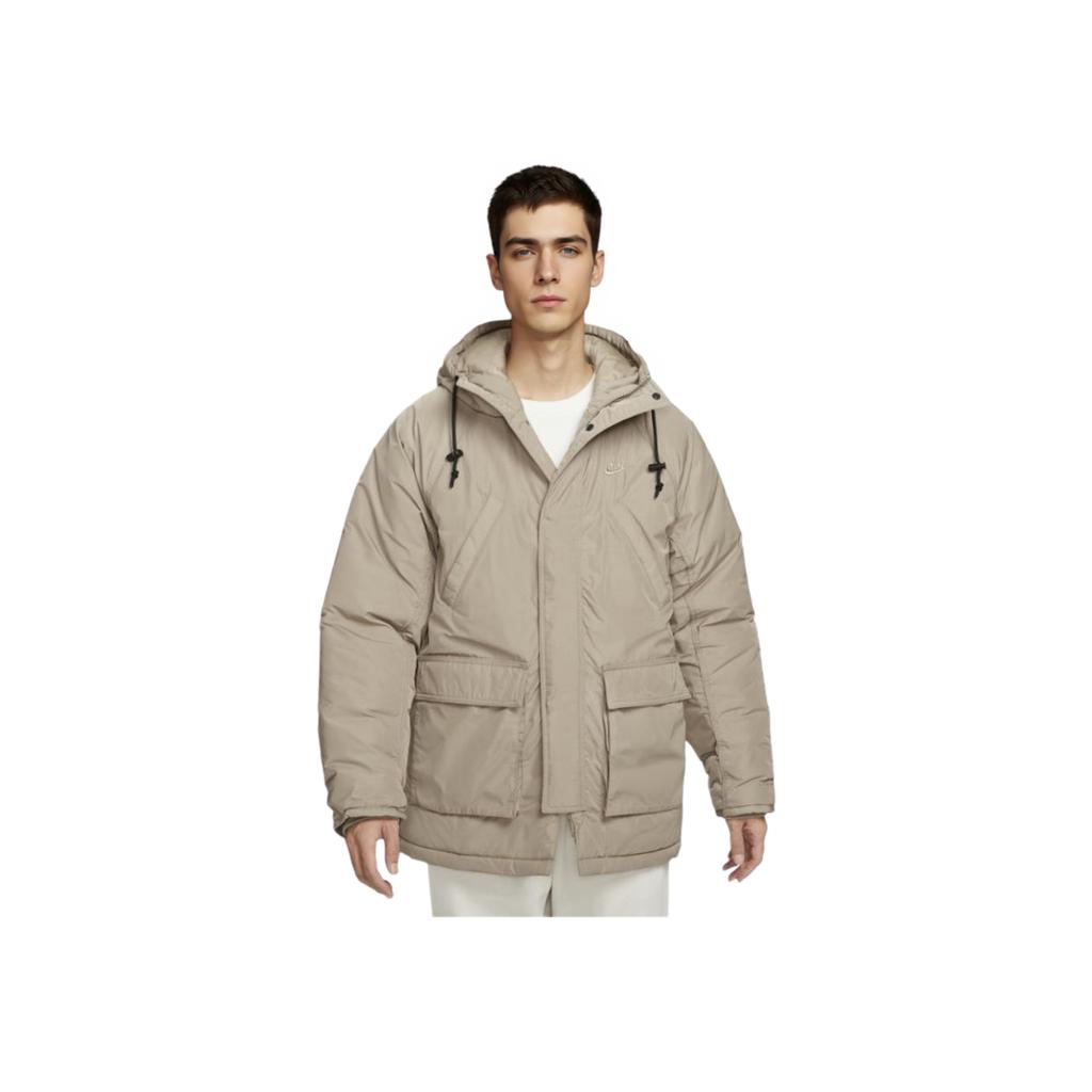 Nike Giacca Uomo Therma-Fit Fashion Versatile Ampia Confortevole Giacca Uomo Cachi FZ0870-247
