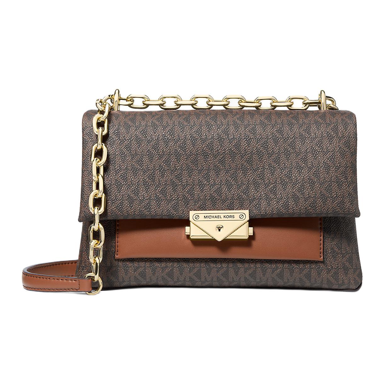 

Michael Kors Cece Series Vintage Commute Lock Crossbody Bag Women crossbody bag Brown 35F2G0EF8B-200 Basic Set (Bag+Dust Bag)