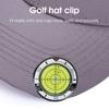 Iron Golf Ball Marker with High Precision Portable Putting Green Reader Golf Marker Clip Professional Green Reading Training Aid Equipment
