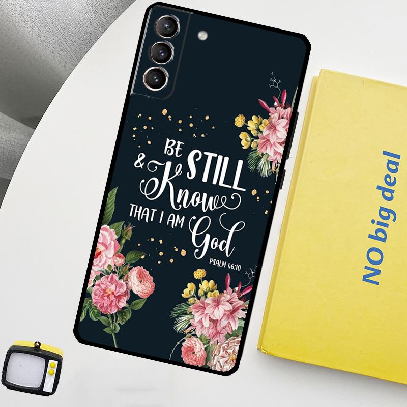Christian Psalms Phone Case For Samsung Galaxy S25 S26 Ultra S20 S21 S22 S23 Plus S24 Ultra S10 S25 FE Cover