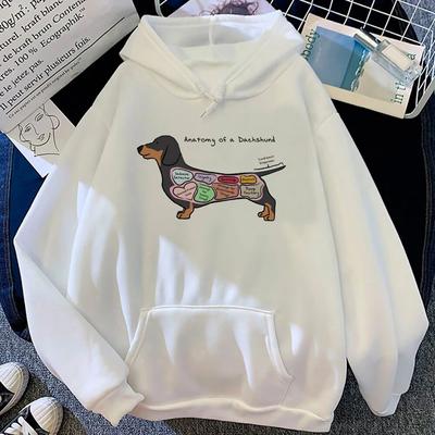 Hanorace Dachshund femei vintage anime gotic 2023 hanorace femei grafic Pulover Unisex