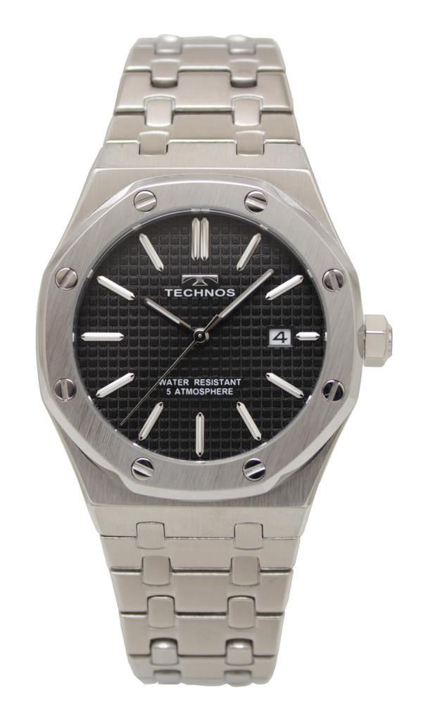 Date Watch T9C07SB Silver [Technos] Men's