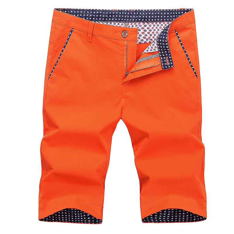 Cropped Pants Men's Summer Korean Version of Slim-fit Breathable Straight-leg Pants Men's Casual Pants