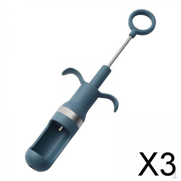 

2xМногофункциональный инструмент для удаления сердцевины фруктов, инструмент для удаления косточек оливок для дома, красный финик, ююба, синий, синий, 3 шт