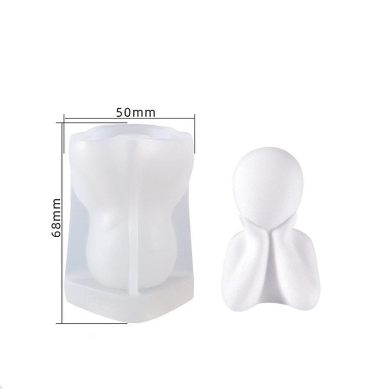 Family Candle Silicone Mold DIY Aromatherapy Candle Portrait Mold Human Handmade Soap Gypsum Decoration Mold