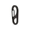 5PCS   Useful Metal Alloy   Quick Release Clip Key   Keychain Carabiner(black)
