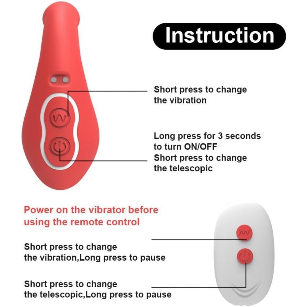 Thrusting Anal Plug Vibrator Massager Male Masturbator Adults Sex Toys G-spot Male Prostate Clitoris Stimulator Remote Control