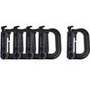 Tactical D-Ring Carabiner Grimlock Locking Plastic Molle Webbing Buckles Clips Hook Haging for Outdoor Hiking/Military/EDC