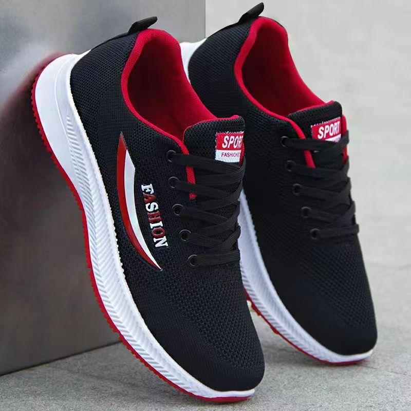 Men New Spring Mesh Casual Sneakers, Breathable Mesh Upper Comfortable Versatile Athletic Single Shoes