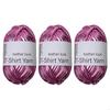 3 Rolls Metallic Weaving Cord Ribbon 32.8Yard Each Roll Metallic Knitting Thread Yarn For Handmade Bag and Sewing P9YB