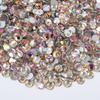 New Misty Rose Colors Glass Rhinestones SS6-SS30 Non Hotfix Crystals Flatback Crystal Rhinestones for Nail Art DIY