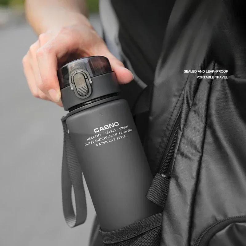 560ml Portable Travel Water Coffee Jug Frosted Sport Water Bottles Large Capacity High Quality Leakproof Outdoor Drinking Bottle