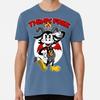 Think Free Like Baphomet Retro Cartoon Freethinker Goth S-5XL USA Made T-Shirt Unisex T-Shirt