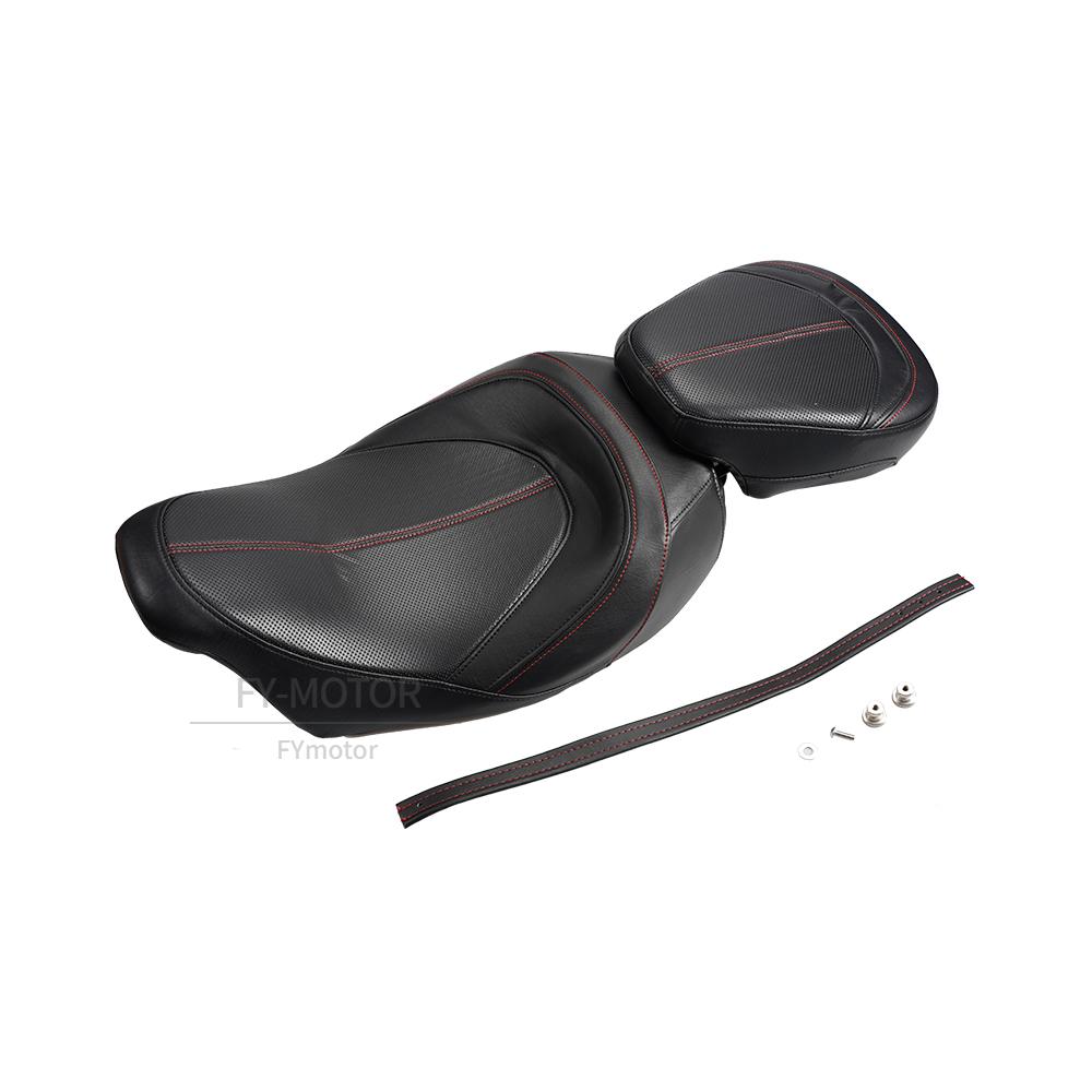 Motorcycle Low-Profile Two-Up Seat Fit For Harley Touring CVO (Street Glide, Road King Special, Classic) 2009-2023