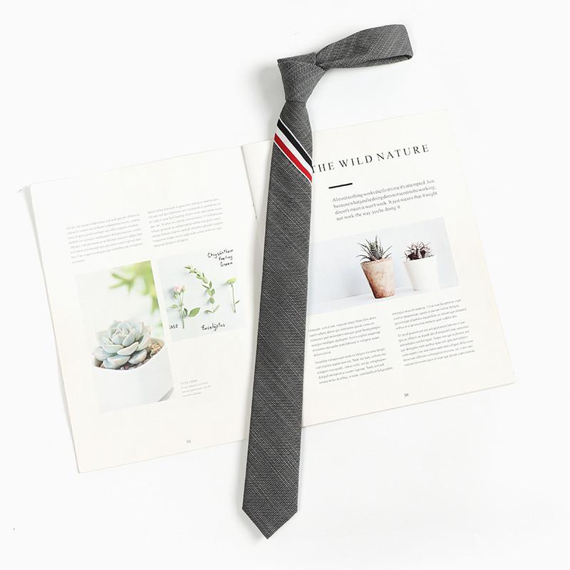 Childrens Lattice Pattern Necktie With Striped Polyester For Casual School Wear