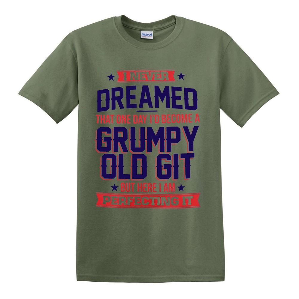 Perfecting Grumpy Old Git Unisexs Funny T ShirtGift for Him Dad Grandad Birthday 2XL