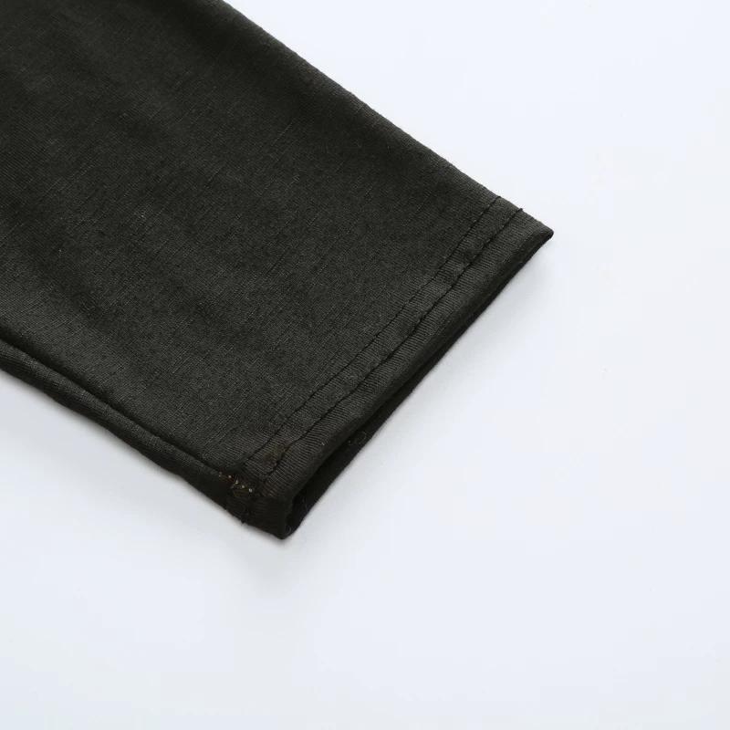 T-shirt con cappuccio a maniche lunghe da uomo, vestibilità larga, casual, streetwear