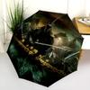 Hobbit Smaug Annual Folding Umbrella Durable Suitable For All Seasons Gift Umbrella Travel
