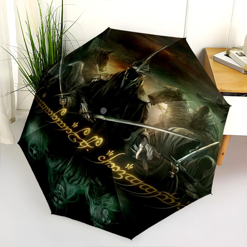 Hobbit Smaug Annual Folding Umbrella Durable Suitable For All Seasons Gift Umbrella Travel