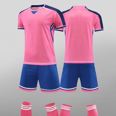 Football Jersey Set Men'S And Women'S Jerseys Summer Breathable Fast-Drying Adult Football Training Jerseys Competition Jerseys Children'S Jerseys