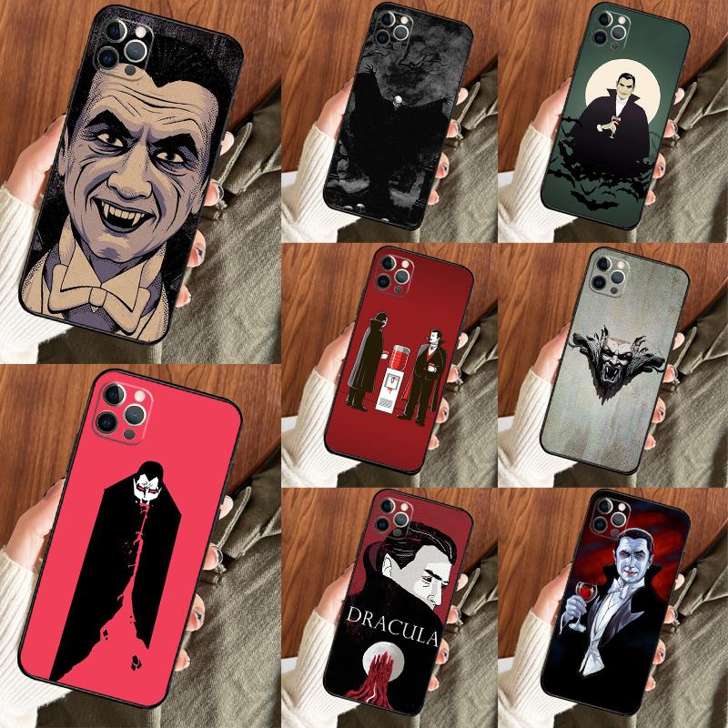 Dracula Phone Case For iPhone 11 12 13 14 15 16 Pro Max Back Cover For iPhone X XS Max XR Plus