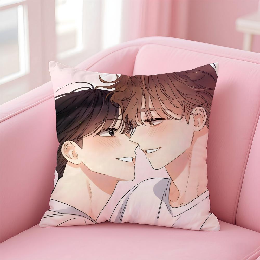 

Sweet BL Manga GGochiso Omega ha Chu to Naku Vol1 Cushion Cover Pillow Case Soft Skin Friendly Fabric Concealed Zipper 30X30cm