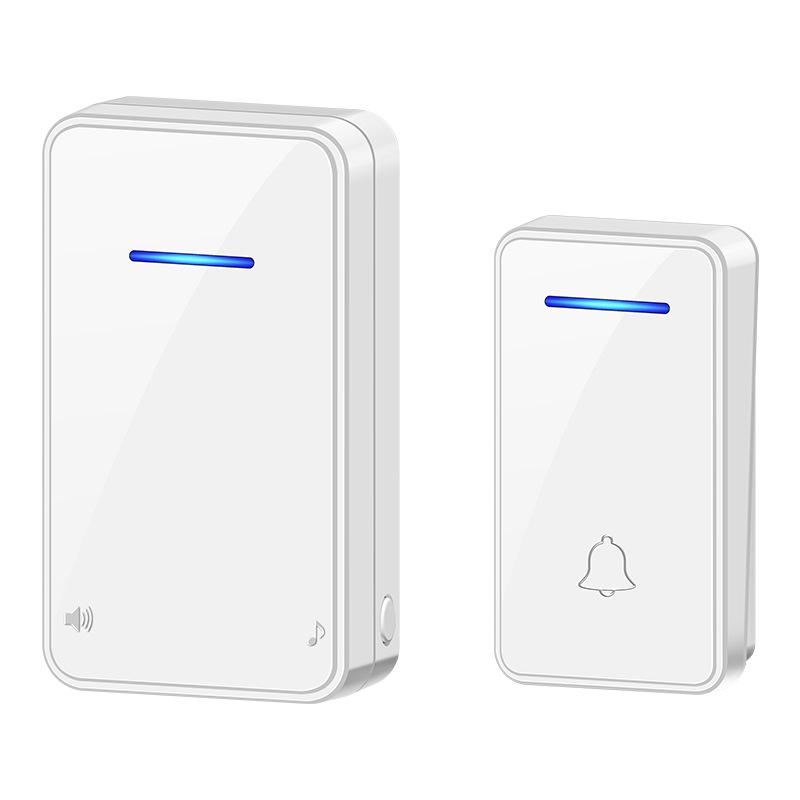Battery-Free Smart Wireless Doorbell - Self-Powered, Waterproof, Music & Flash Alert System.