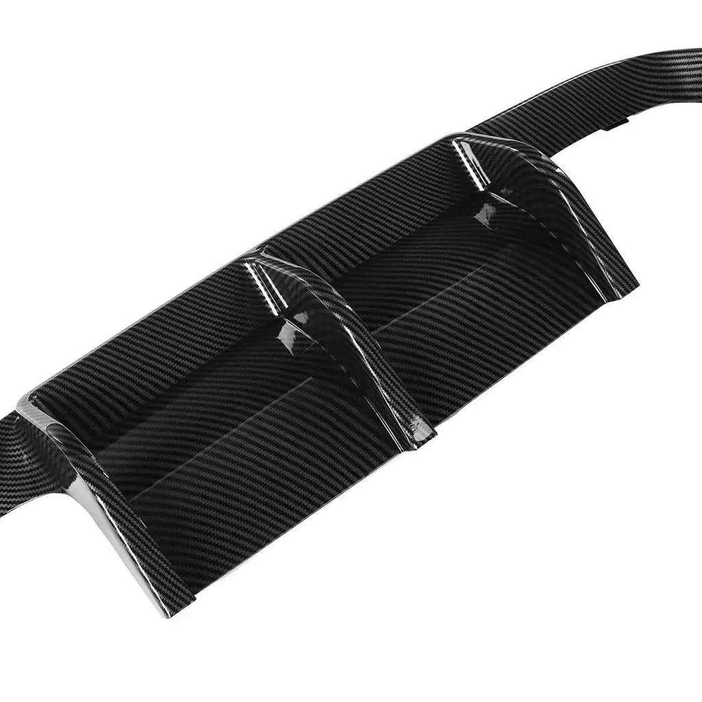 For BMW F80 M3 F82 F83 M4 2015-2020 Car Rear Diffuser Bumper Corner Spoiler Splitter Rear Lip Protector Guard Carbon Fiber Look