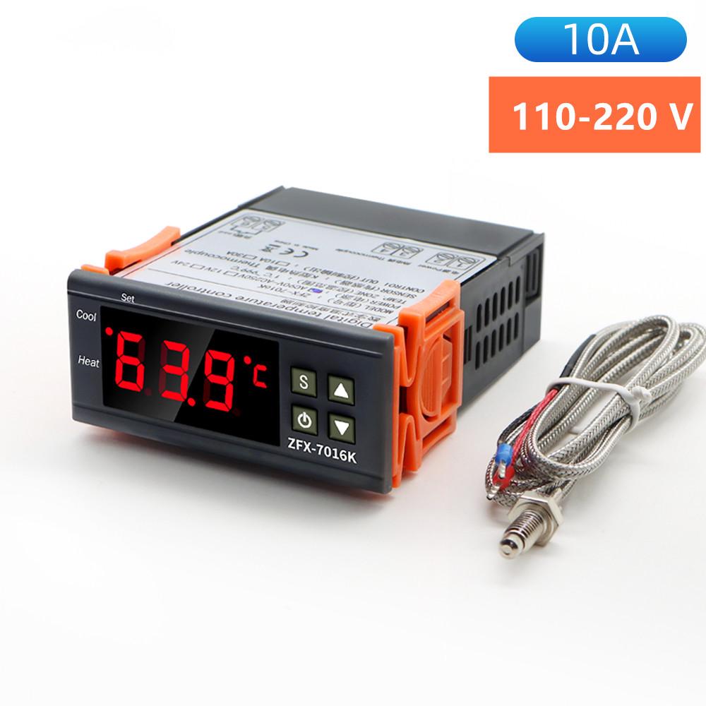 Digital Thermometer Home Thermostat 220v Thermoregulator Incubator Temperature Controller Burner Oven Control Switch with Sensor