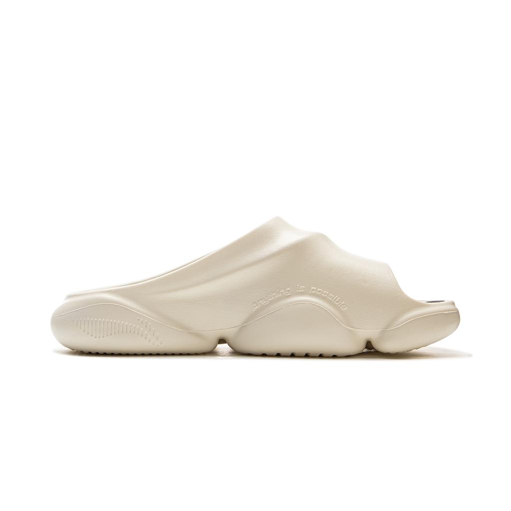 Li Ning Badfive Slide Og Ležérní Prodyšné Lehké Protiskluzové Pantofle Pánská Obuv Béžová ABTV007-1