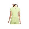 Nike As W Nsw Slim Crop Round Neck Logo Comfortable Short Sleeve Outdoor Quick Dry T-Shirt Women T-Shirt Green HQ1710360