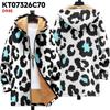 New Jacket Multi-colored Pattern Elements B1 Zipper Hooded Cardigan Thickened Winter Fleece Trendy Padded Clothes
