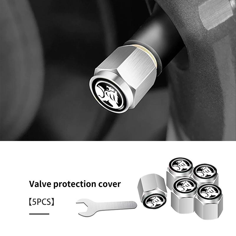 5pcs Car Wheel Tire Air Valve Protection Cap Dust Stem Cover For Holden Captiva Commodor VZ VE Colorado Caprice VT VX VU