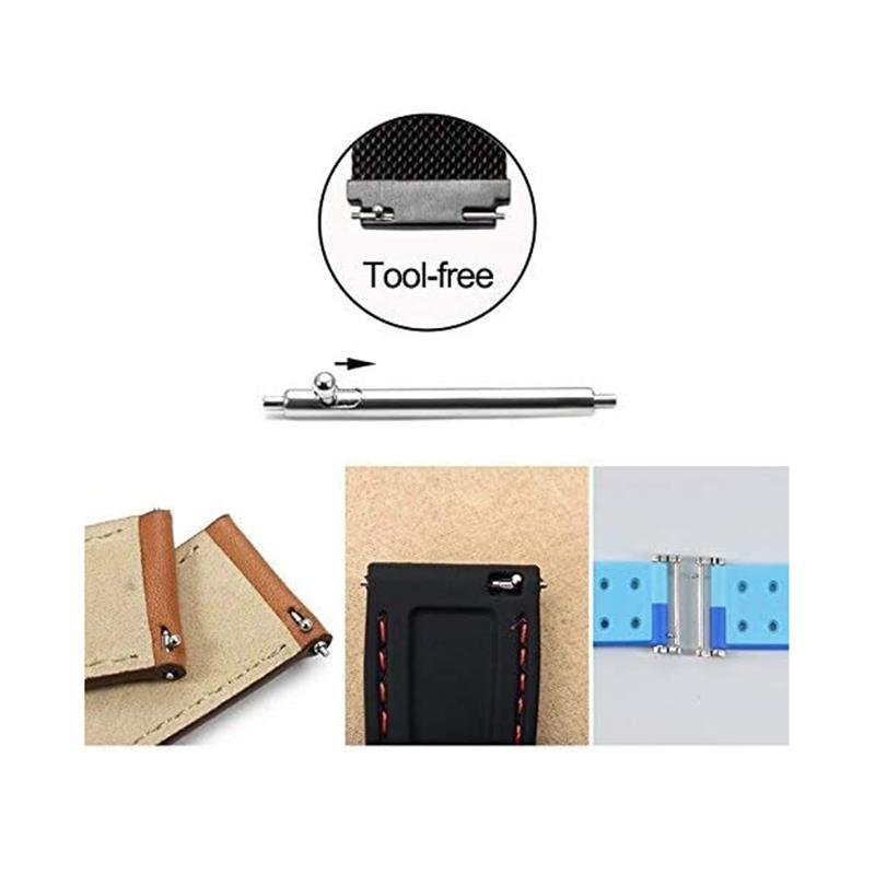 Heavy Duty 1.5mm Diameter Spring Bar Pins Stainless Steel Quick Release Watch Spring Bars 11mm to 26mm Multiple Sizes